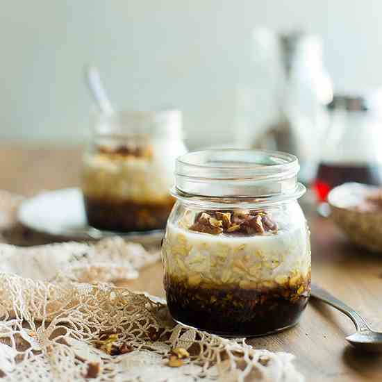 Vegan Pecan Pie Overnight Oats