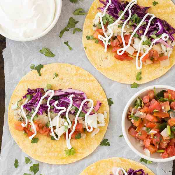 Lemon Pepper Fish Tacos