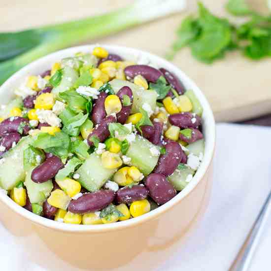 High Protein Kidney Bean Salad