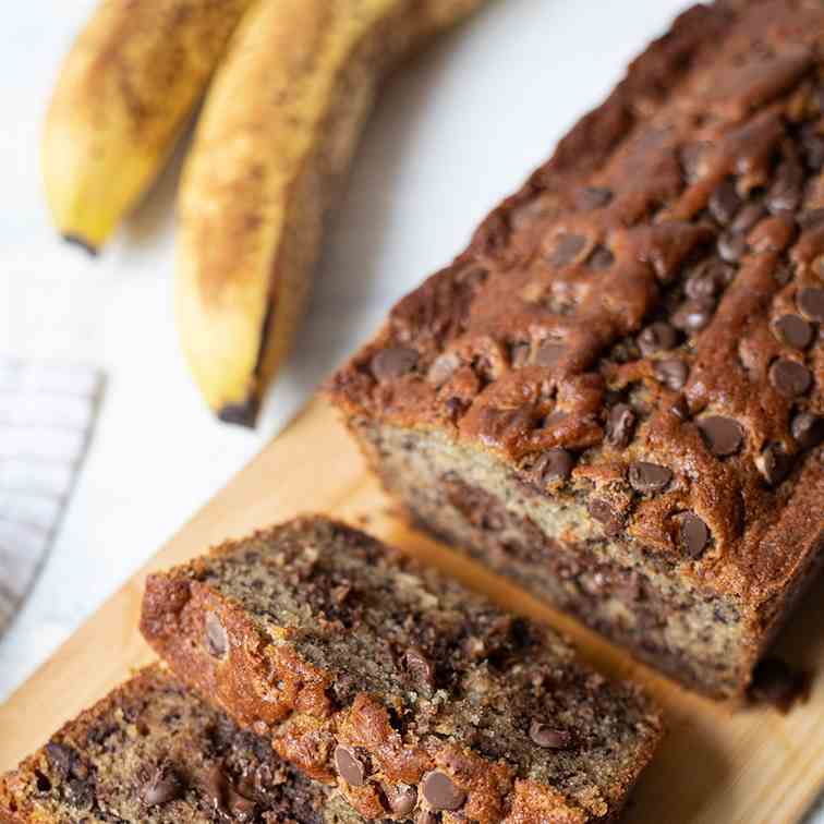 Chocolate Chips Banana Bread