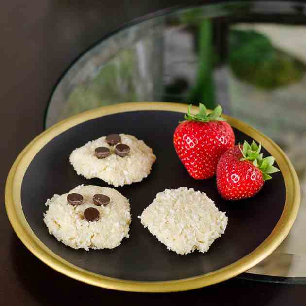 Raw Coconut Cookies Recipe [Paleo, Gluten-