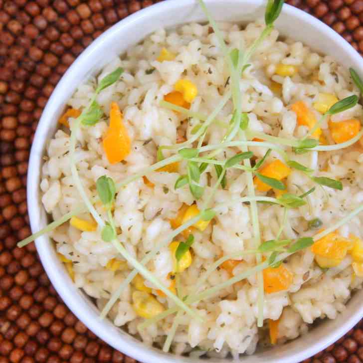 Corn Risotto with Herbes de Provence