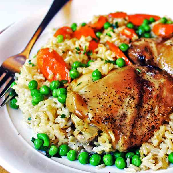 Chicken - Brown Rice Casserole