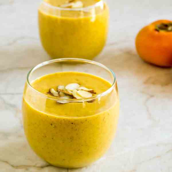 Persimmons Pumpkin Orange Smoothie