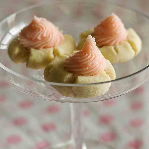 Pink Lemonade Thumbprint Cookies