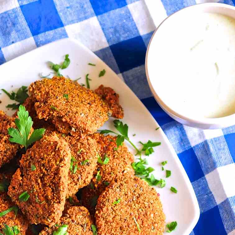 Pistachio Coated Chicken Nuggets