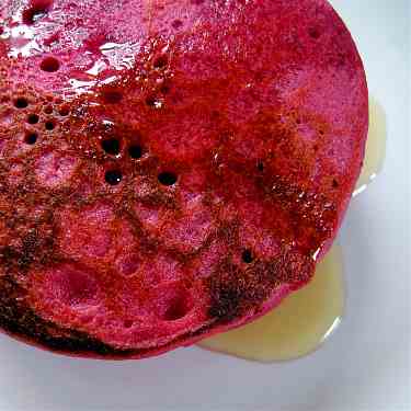 Beet and Quinoa Pancakes