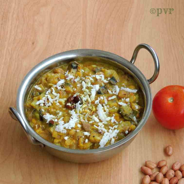 Mushroom & Peanut Dal