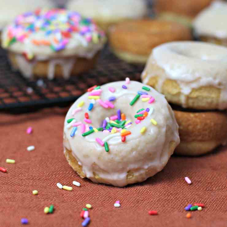 Sleepover Salted Maple Baked Donuts