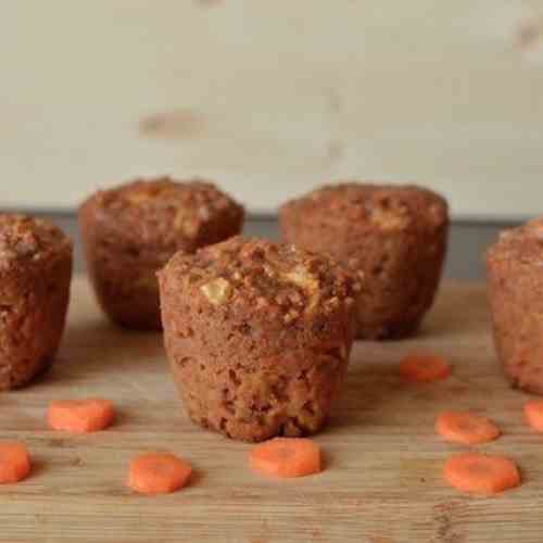 Quick Carrot, Apple and Ricotta Muffins