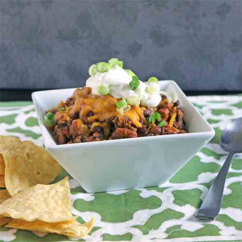 Three Bean Turkey Chili