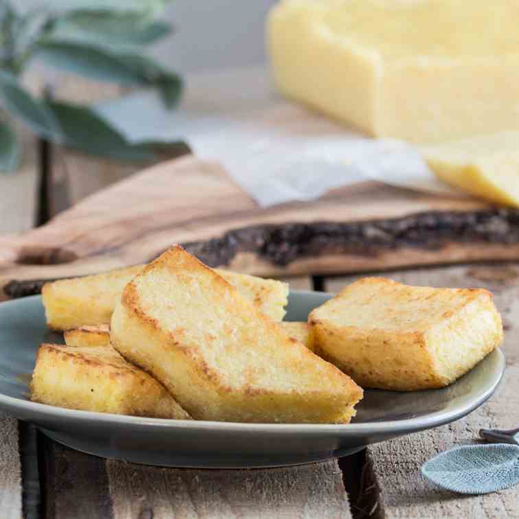 Crispy Baked Polenta