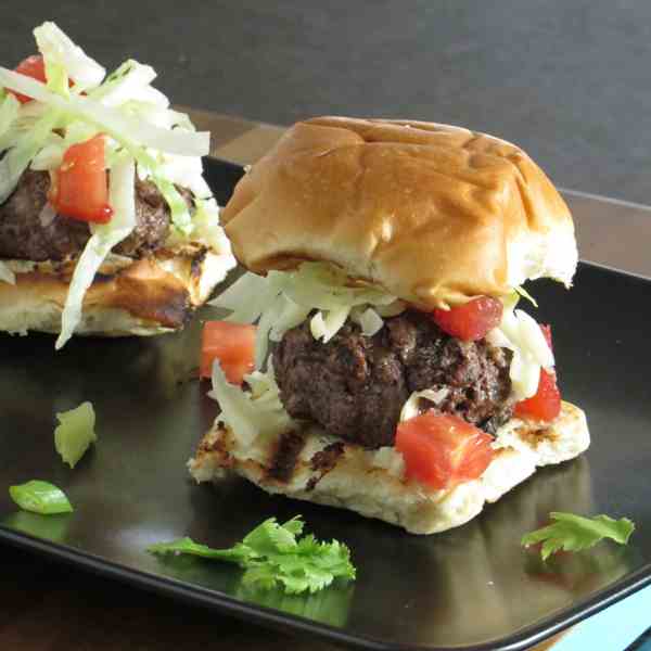 Grilled Bison Sliders