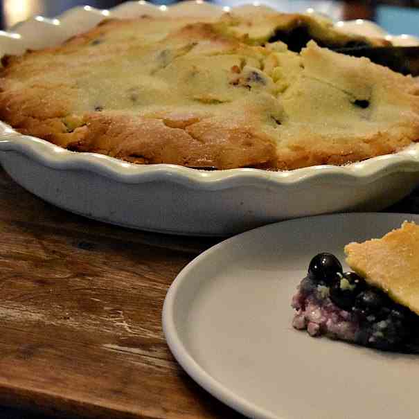 Keto Blueberry Pie