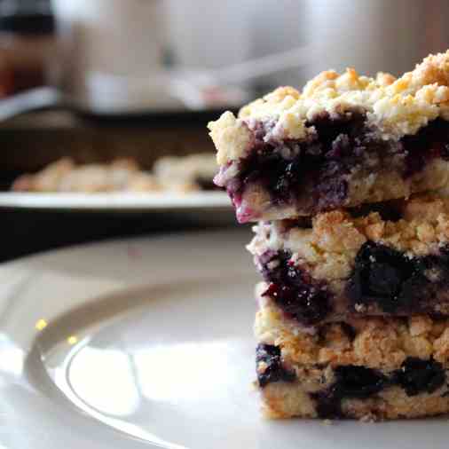 blueberry crumb bar