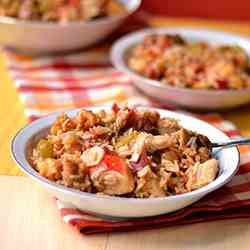 Chicken Sausage "Dirty" Rice