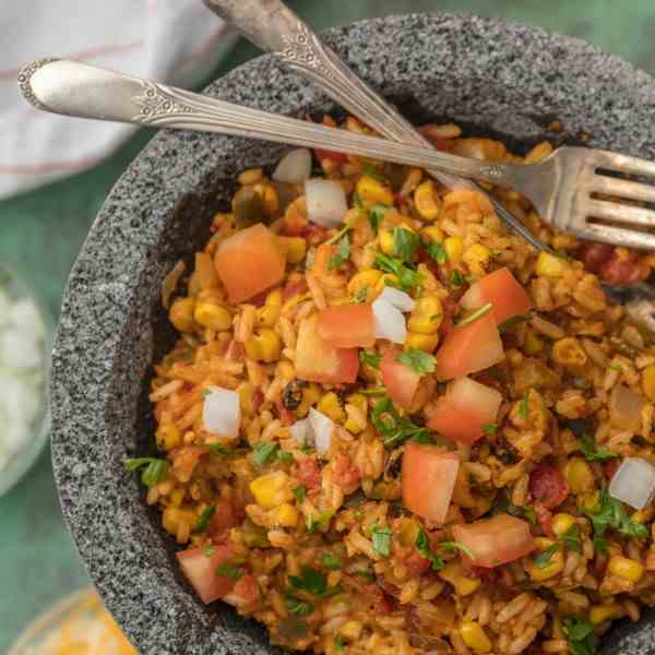 Easy Cheesy Tex Mex Rice