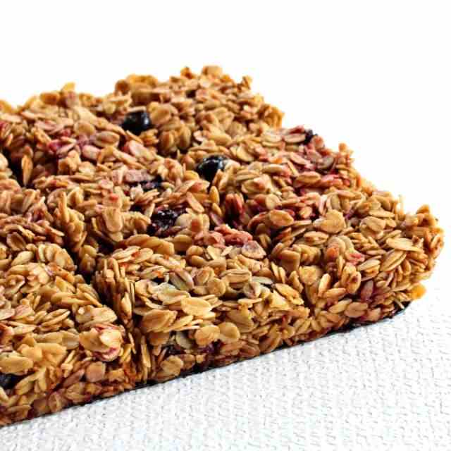 (Not so) Berries oats bars