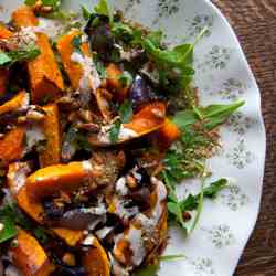 Roasted Butternut Squash & Red Onion 