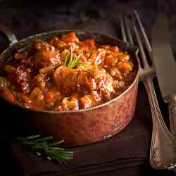 Stew with italian sausages