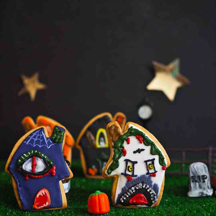 Elm Street Haunted House Cookies