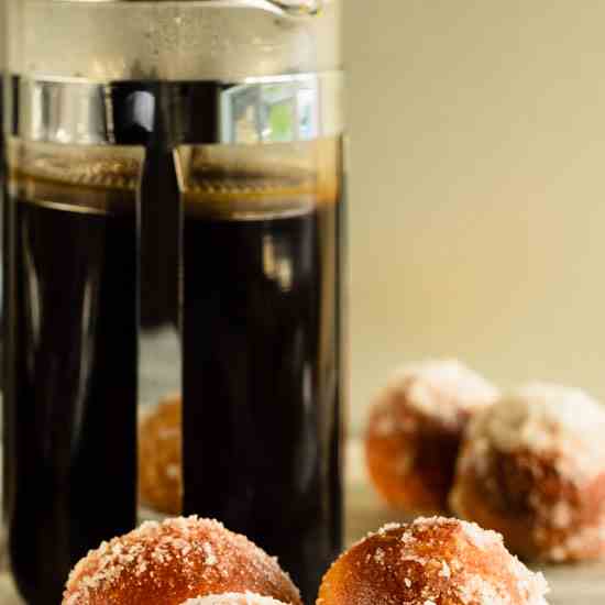 Mango And Coconut Doughnuts