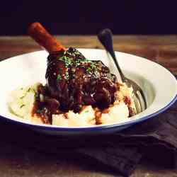 Braised Lamb Shanks in Port