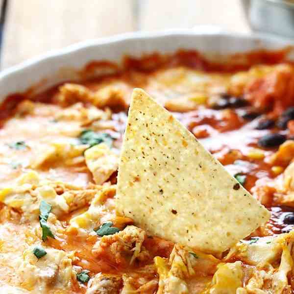 Chicken Enchilada Dip