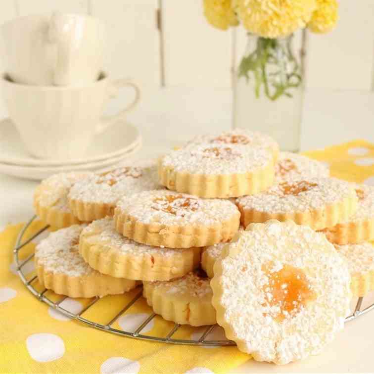 Lemon Curd Shortbread