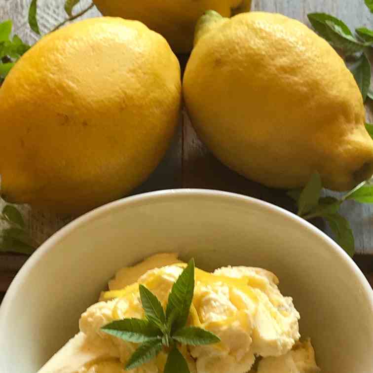 Lemon Verbena Ice-cream