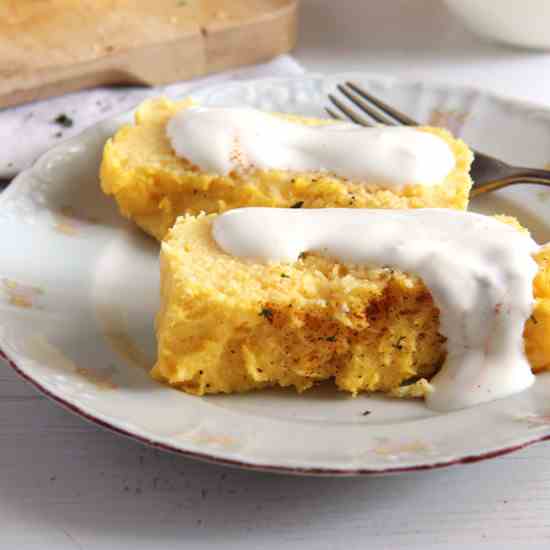 Romanian Polenta Souffle