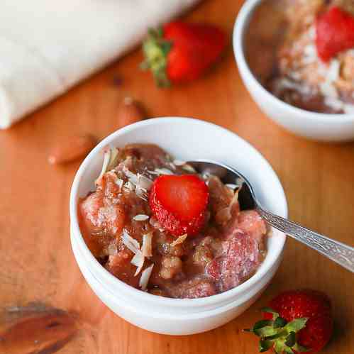 Apple strawberry Crumble