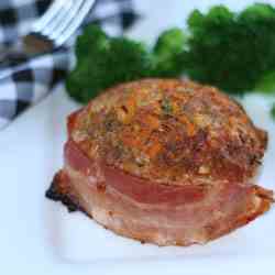 Bacon Wrapped Turkey Burgers