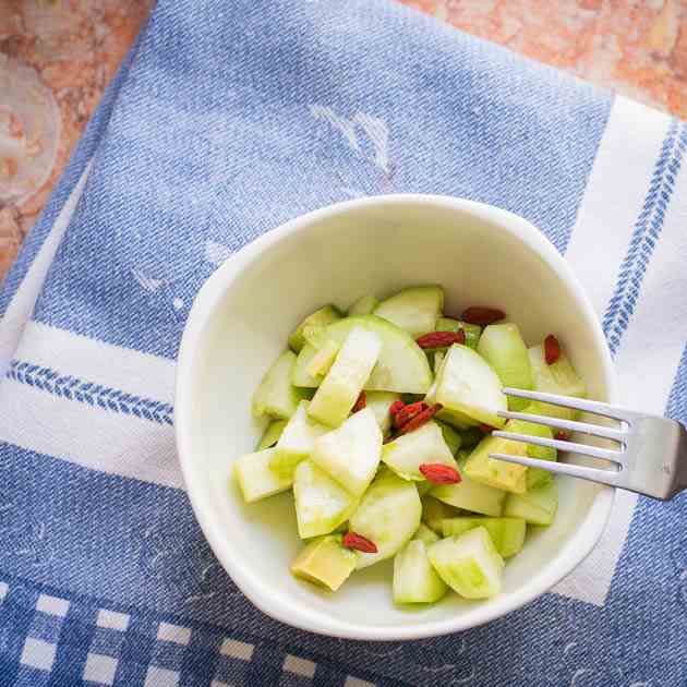Avocado Cucumber Ginger Salad Recipe