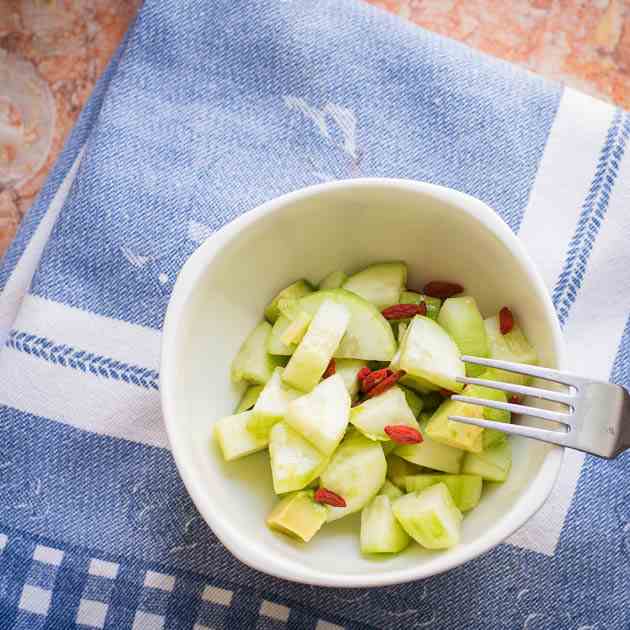 Avocado Cucumber Ginger Salad Recipe