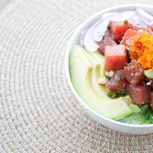 Hawaiian Spicy Ahi Poke Bowl