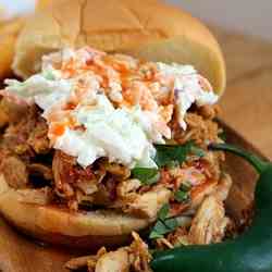 Buffalo Chicken BBQ & Blue Cheese Coleslaw