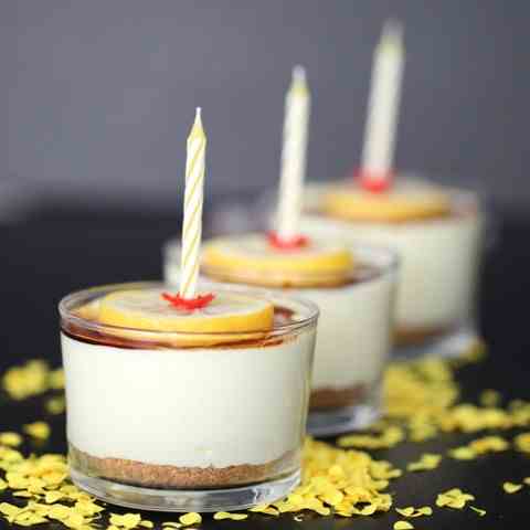 Cheese cake glasses