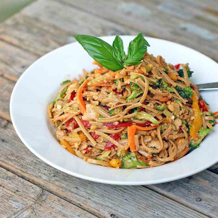 Spicy Peanut Chicken Salad