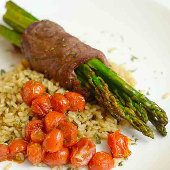 Steak Wrapped Asparagus