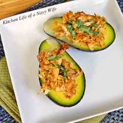 Stuffed Avocados with Cilantro (or Parsley