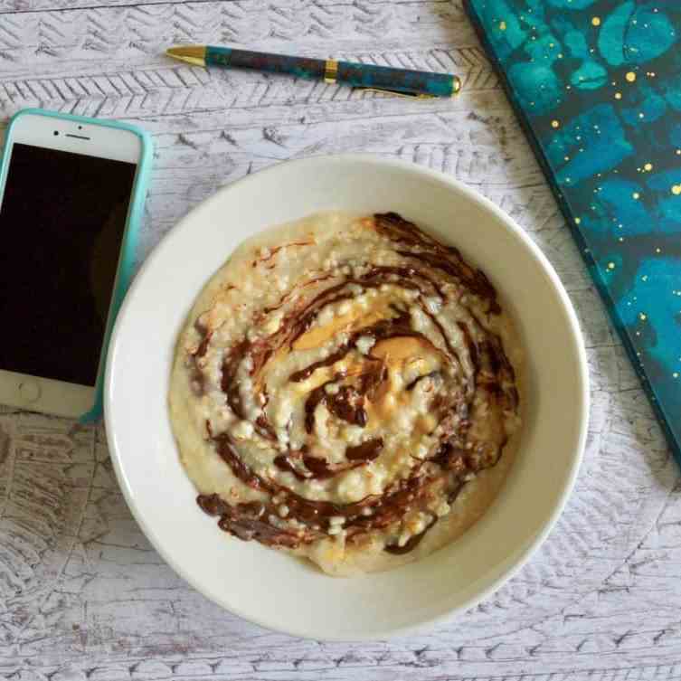 Peanut Butter Chocolate Porridge