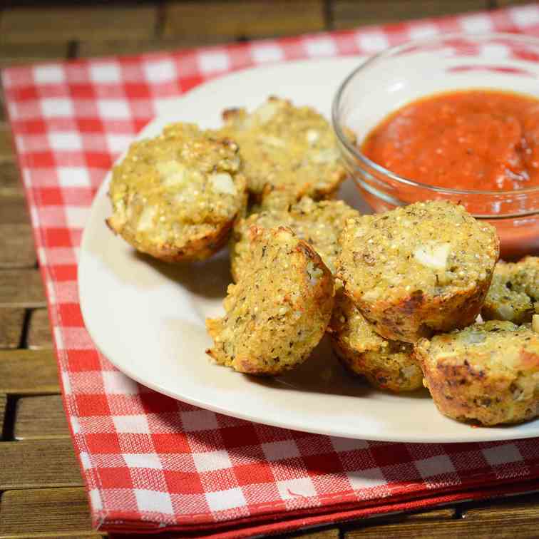 Quinoa Pizza Bites