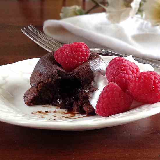 Warm Molten Chocolate Cakes