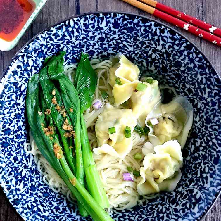 Step-by-Step Wanton Noodles