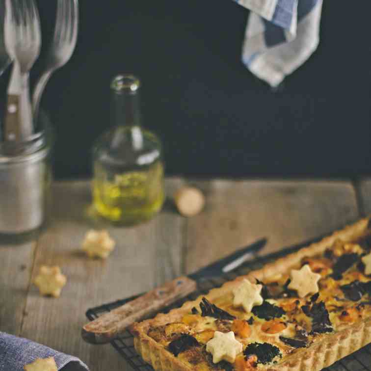 Vegetable quiche for Thanksgiving