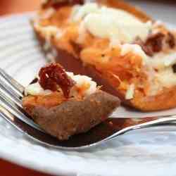 Twice Baked Chipotle Sweet Potatoes